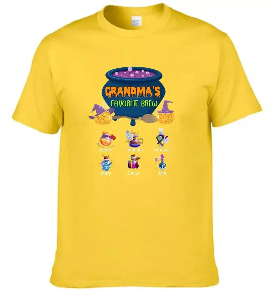 Grandma's Favorite Beer - Personalized T-Shirt, Halloween Gift - Joliny
