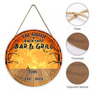 Halloween Bar - Personalized Dog Door Sign - Joliny