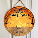 Halloween Bar - Personalized Dog Door Sign - Joliny