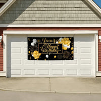 Happy Birthday Backdrop Banner - Personalised Party Banner - Gift For Birthday Person - Joliny