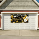Happy Birthday Backdrop Banner - Personalised Party Banner - Gift For Birthday Person - Joliny