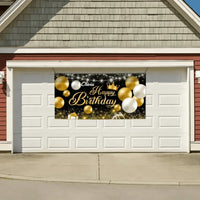 Happy Birthday Backdrop Banner - Personalised Party Banner - Gift For Birthday Person - Joliny