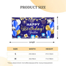 Happy Birthday Backdrop Banner - Personalised Party Banner - Gift For Birthday Person - Joliny
