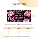 Happy Birthday - Personalised Firework Banner - Gift For Birthday Person,Party - Joliny