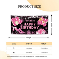 Happy Birthday - Personalised Firework Banner - Gift For Birthday Person,Party - Joliny