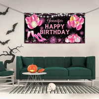Happy Birthday - Personalised Firework Banner - Gift For Birthday Person,Party - Joliny