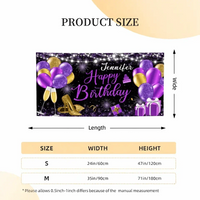 Happy Birthday - Personalised Firework Banner - Gift For Birthday Person,Party - Joliny