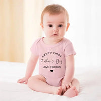 Happy First Father's Day Baby Onesie - Joliny