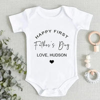 Happy First Father's Day Baby Onesie - Joliny