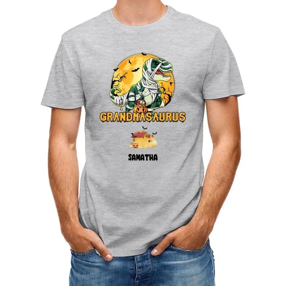 Happy Halloween - Halloween Personalized Dinosaur T-Shirt - Joliny