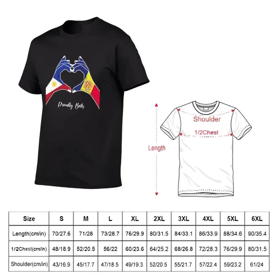 Heart of Two Hands Custom Clothing - Personalized Country and Title Friendly Clothes - A Gift For Friend,Family - Joliny