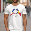Heart of Two Hands Custom Clothing - Personalized Country and Title Friendly Clothes - A Gift For Friend,Family - Joliny
