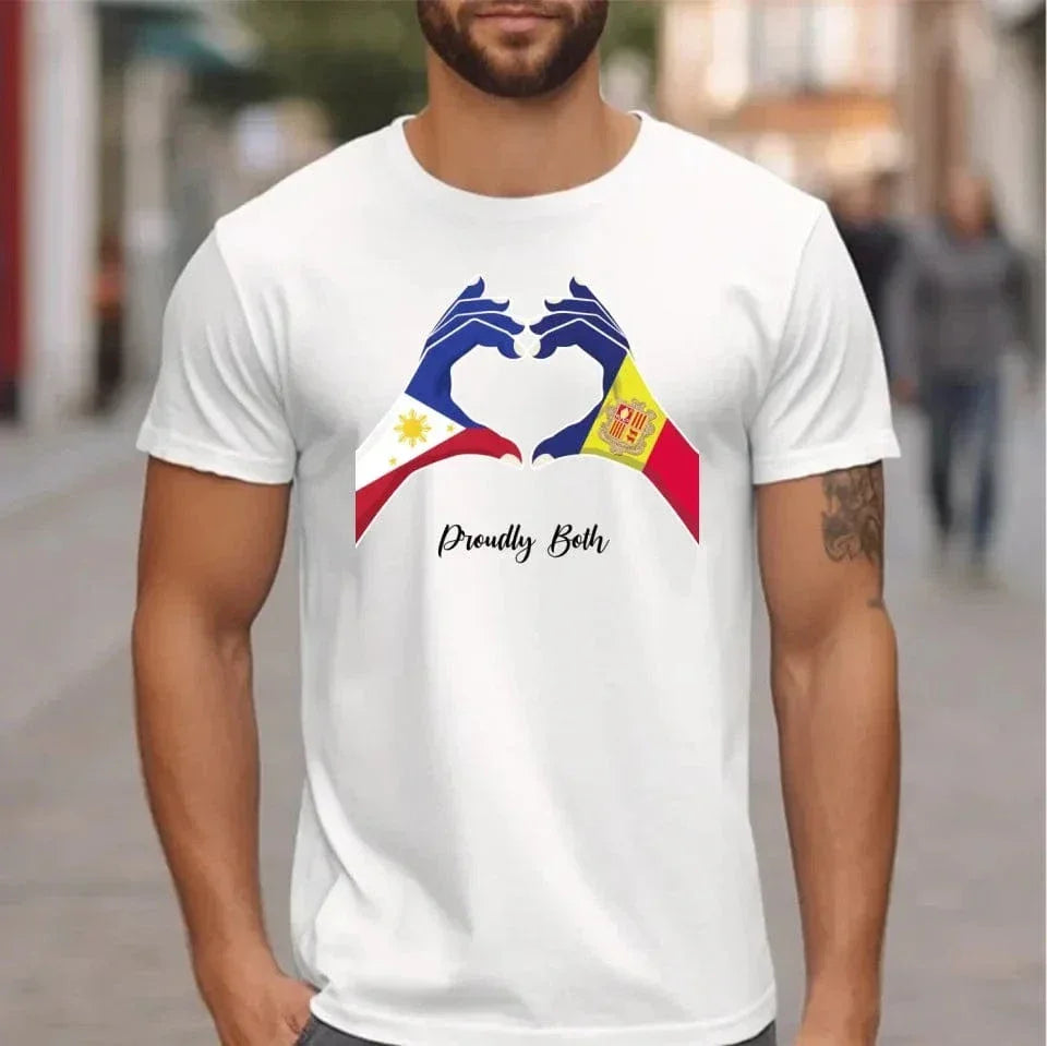 Heart of Two Hands Custom Clothing - Personalized Country and Title Friendly Clothes - A Gift For Friend,Family