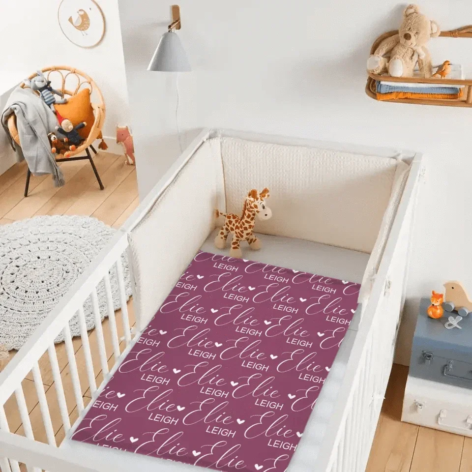 Heart Shaped Child Name Blanket Personalized Heart Shaped Blanket - Joliny