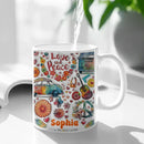 Hippie Soul - Personalized Hippie Accent Mug - Gifts for Friends and Family - Joliny
