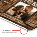 Home is where the heart is - Personalized Custom Pictures of Flag Canvas - Gifts for Couples, Husbands and Wives - Joliny