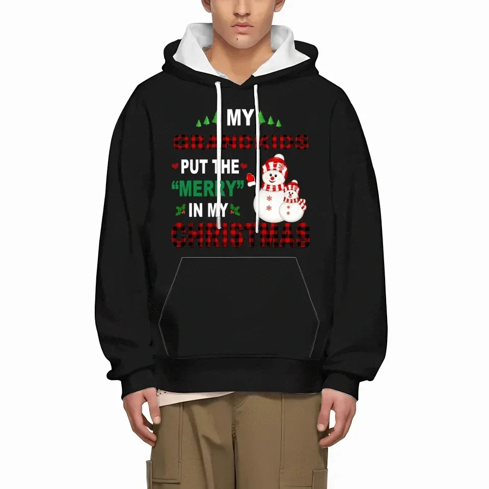 Christmas-themed Customized Clothing - Personalized Nickname Christmas Classic Hoodie - A Gift Of Affection - Joliny