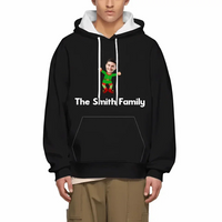 Customized Christmas Style Elf Costumes - Personalized Family Name And Photo Clothes - A Gift For Family,Team - Joliny
