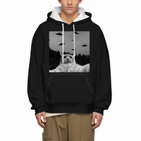Weird Theme Kittens and UFO Clothe - A Gift For Friend,Family,Colleagues,Fellow Student,Roommates - Joliny