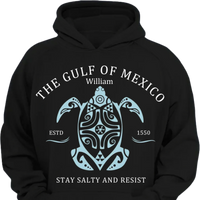 Custom Gulf of Mexico Printed Garments - Personalised Name Gulf of Mexico Themed Printed Trendy T-shirt - A Gift For Family,Friend,BFF - Joliny