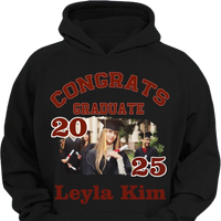 Customized Graduation T-shirts - Fashionable Clothing with Personalized Names, Photos and Years - Gift For Family,Graduate,Grandchildren - Joliny