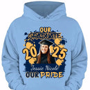 Custom Graduation Season T-Shirt - Personalized Graduation Apparel with Photo, Name and Year - Memorial Gifts for Students, Grandchildren, Siblings - Joliny