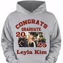 Customized Graduation T-shirts - Fashionable Clothing with Personalized Names, Photos and Years - Gift For Family,Graduate,Grandchildren - Joliny