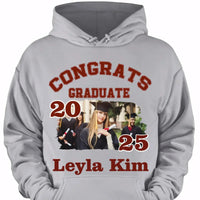 Customized Graduation T-shirts - Fashionable Clothing with Personalized Names, Photos and Years - Gift For Family,Graduate,Grandchildren - Joliny