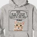 Personalized Photo T Shirt-Dog Cat Keep Staring At You - Joliny