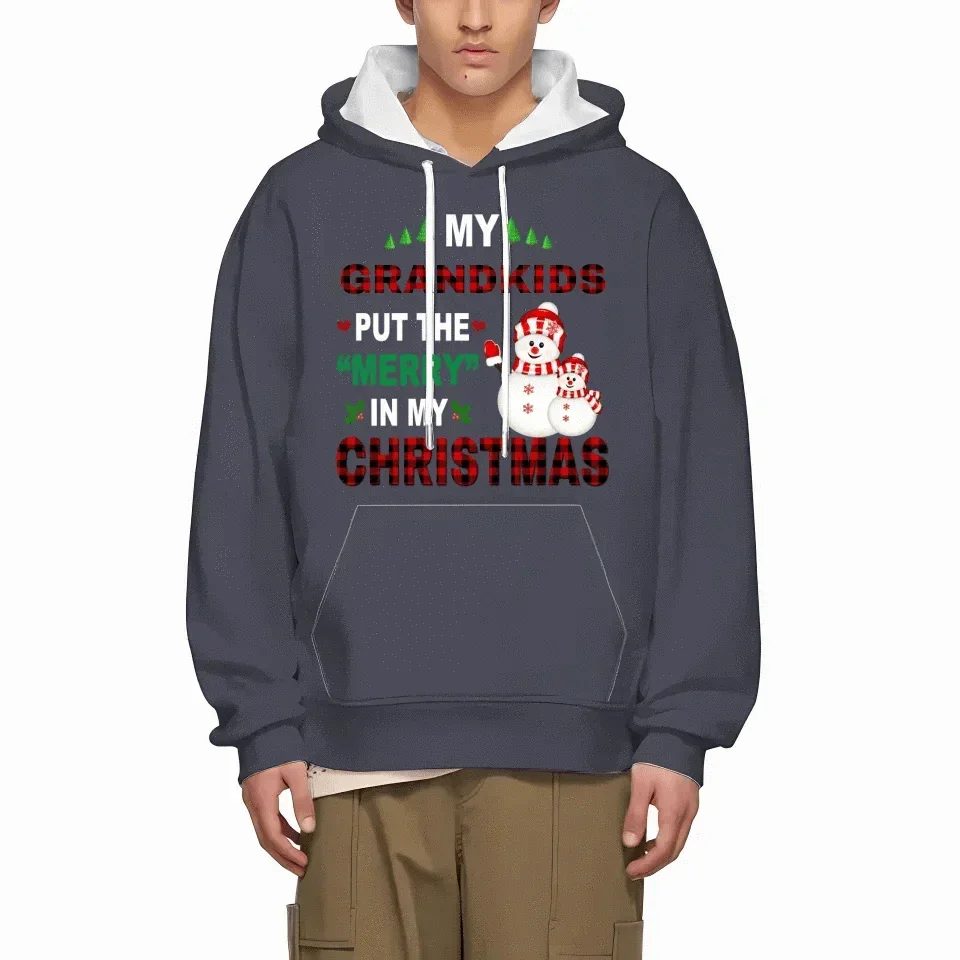 Christmas-themed Customized Clothing - Personalized Nickname Christmas Classic Hoodie - A Gift Of Affection - Joliny