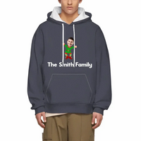 Customized Christmas Style Elf Costumes - Personalized Family Name And Photo Clothes - A Gift For Family,Team - Joliny