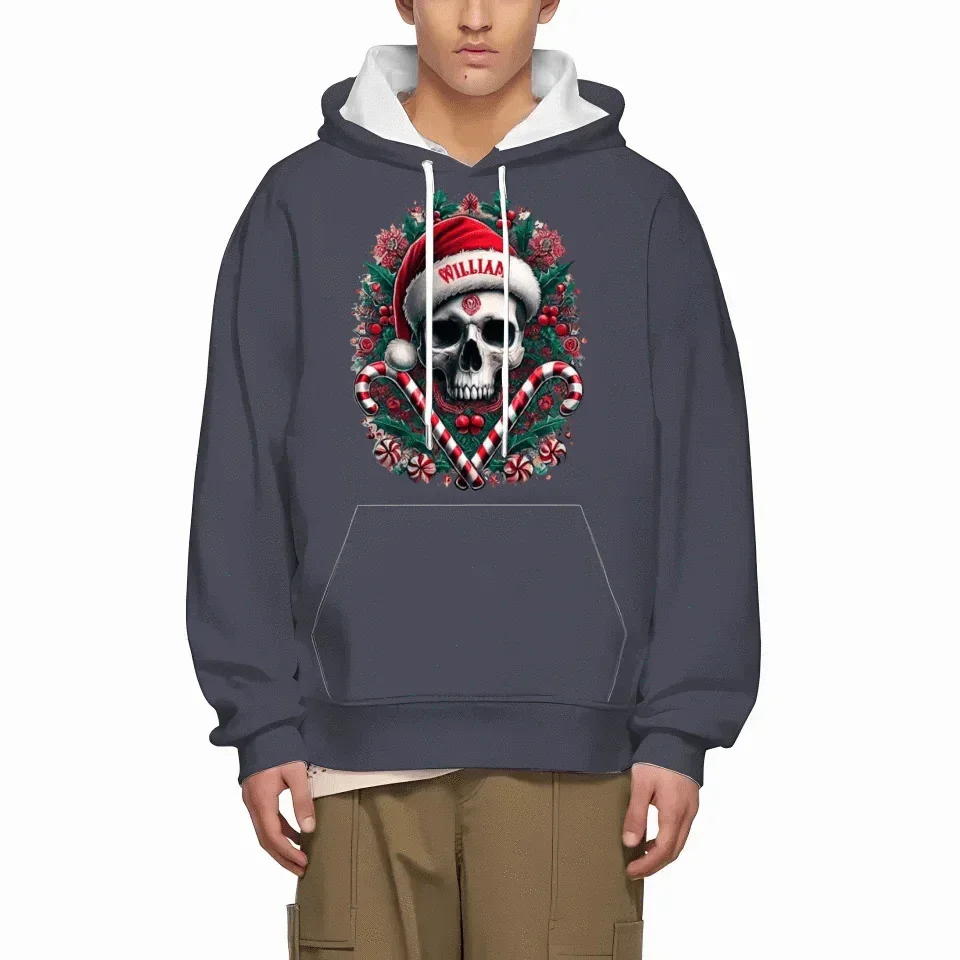 Customized Christmas Themed Skull Pattern Costumes - Personalized Name Christmas Costumes - A Gift For Yourself,Friend,Family,colleagues - Joliny