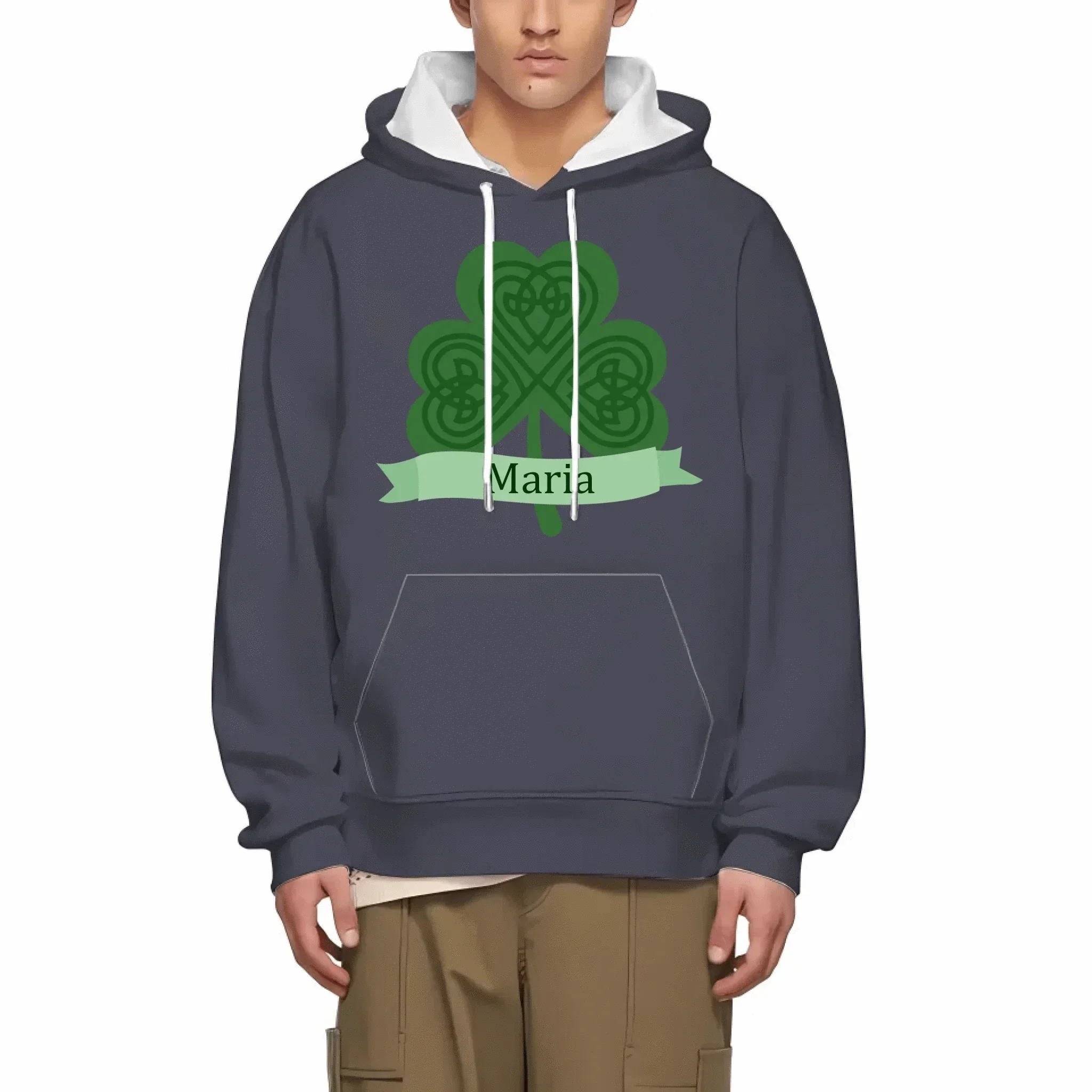 Customized St. Patrick's Day T-shirt - Personalized Name Green Clover Lucky Costume - A Gift For Friend,Family,Roommates,BFF - Joliny