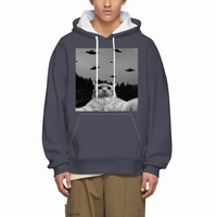Weird Theme Kittens and UFO Clothe - A Gift For Friend,Family,Colleagues,Fellow Student,Roommates - Joliny