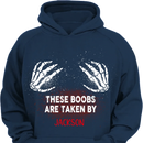 Customized Trend T-shirt - Personalized Name Handprint Pattern Costume - Gifts for Friends,Family,Roommates - Joliny