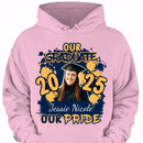 Custom Graduation Season T-Shirt - Personalized Graduation Apparel with Photo, Name and Year - Memorial Gifts for Students, Grandchildren, Siblings - Joliny