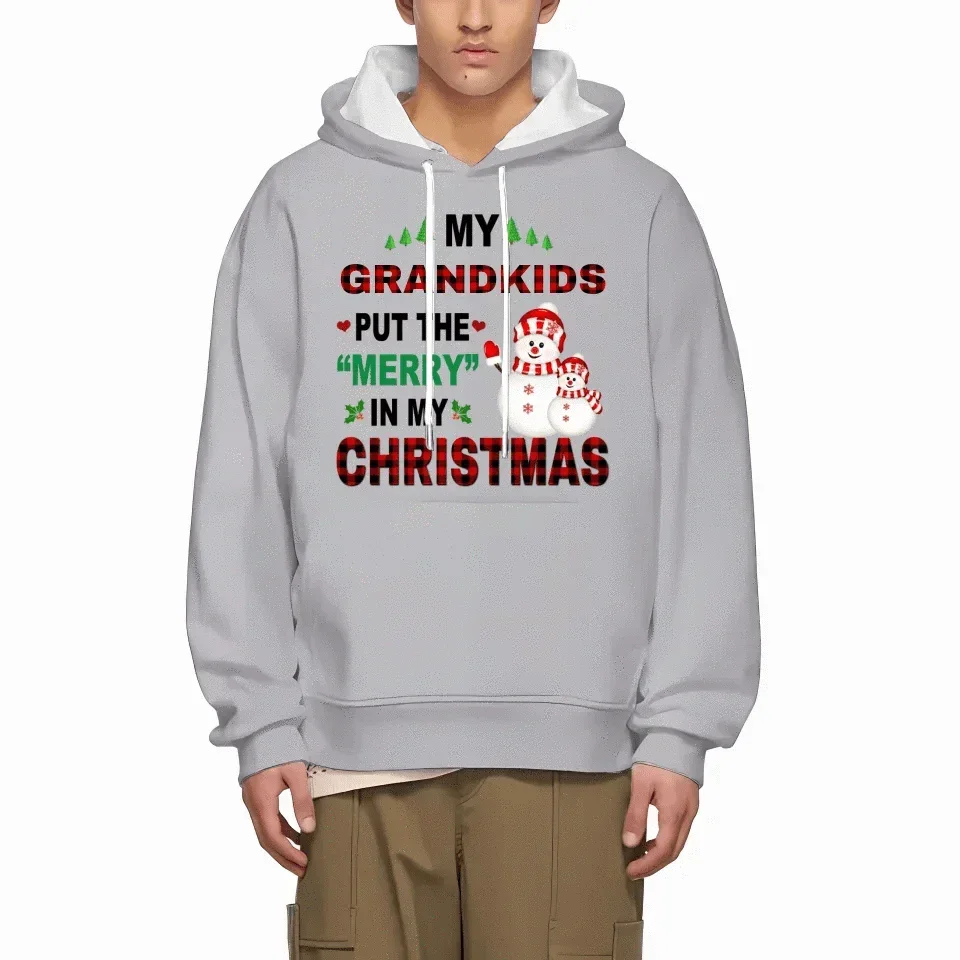 Christmas-themed Customized Clothing - Personalized Nickname Christmas Classic Hoodie - A Gift Of Affection - Joliny