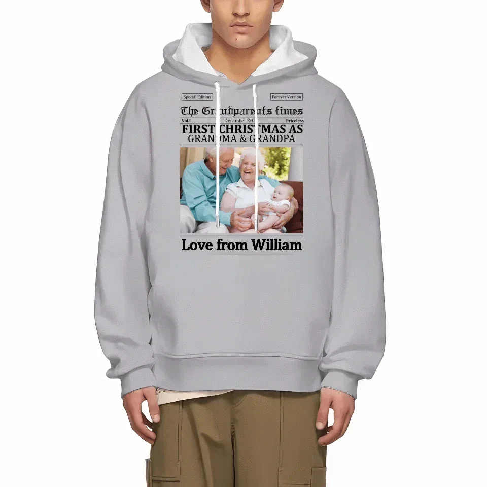 Customized Christmas Apparel - Personalized Nickname and Photo Christmas Memorial Costumes - A Gift For Family,Grandparents,Parents - Joliny