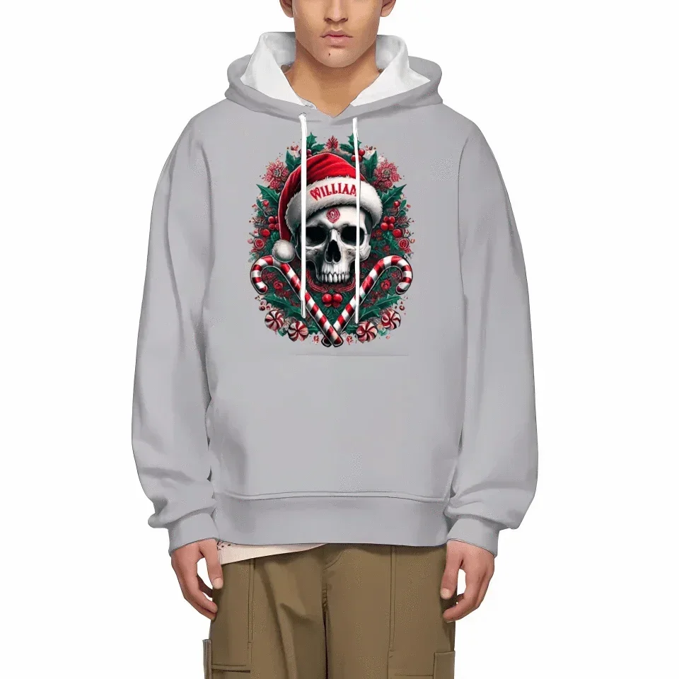 Customized Christmas Themed Skull Pattern Costumes - Personalized Name Christmas Costumes - A Gift For Yourself,Friend,Family,colleagues - Joliny