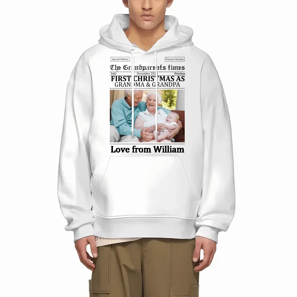 Customized Christmas Apparel - Personalized Nickname and Photo Christmas Memorial Costumes - A Gift For Family,Grandparents,Parents - Joliny