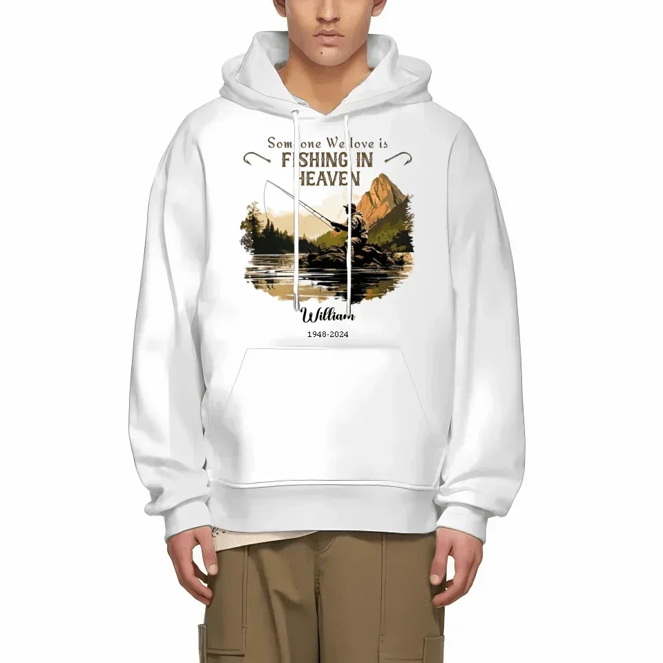 Customized Paradise Fishing Memorial Apparel - Personalized Name And Year Commemorative Clothing - In Loving Memory Christmas Gift For Family,Friend,Your Self - Joliny