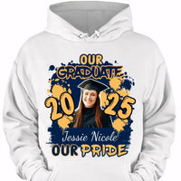 Custom Graduation Season T-Shirt - Personalized Graduation Apparel with Photo, Name and Year - Memorial Gifts for Students, Grandchildren, Siblings - Joliny