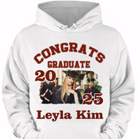 Customized Graduation T-shirts - Fashionable Clothing with Personalized Names, Photos and Years - Gift For Family,Graduate,Grandchildren - Joliny