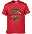 Hooked On Being Grandpa Fishing Camouflage Personalized Shirt - Father's Day, Gift For Dad, Grandpa, Husband - Joliny