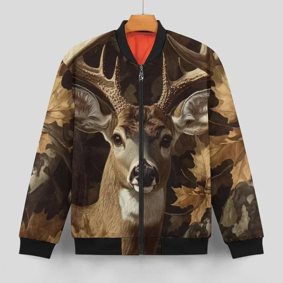 Hunting Themed Custom Jackets - Personalized Name Engraved Jackets - As Gifts For Friends, Hunting Enthusiasts, Co-Workers - Joliny