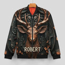 Hunting Themed Custom Jackets - Personalized Name Engraved Jackets - As Gifts For Friends, Hunting Enthusiasts, Co-Workers - Joliny