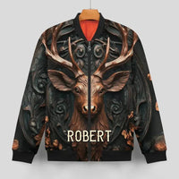 Hunting Themed Custom Jackets - Personalized Name Engraved Jackets - As Gifts For Friends, Hunting Enthusiasts, Co-Workers - Joliny