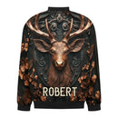 Hunting Themed Custom Jackets - Personalized Name Engraved Jackets - As Gifts For Friends, Hunting Enthusiasts, Co-Workers - Joliny