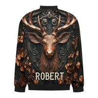 Hunting Themed Custom Jackets - Personalized Name Engraved Jackets - As Gifts For Friends, Hunting Enthusiasts, Co-Workers - Joliny