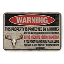 Hunting Themed Custom Mats - Hunting Fun Skull Deer Head Floor Mat With Personalized Name - Quirky Gifts For Friends - Joliny